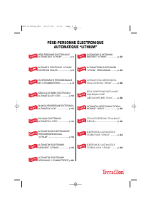 Mode d’emploi Terraillon Finesse 7 Pèse-personne