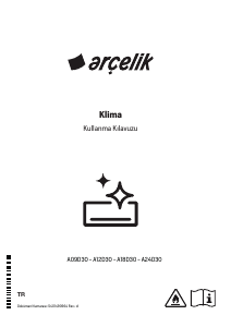 Kullanım kılavuzu Arçelik A12D30 Klima