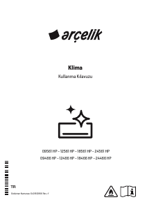 Kullanım kılavuzu Arçelik 09561 HP Klima