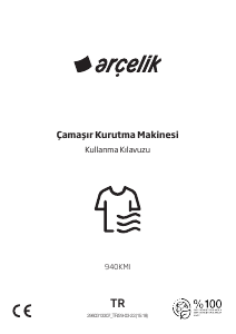 Kullanım kılavuzu Arçelik 940 KMI Kurutma makinesi