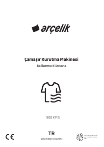 Kullanım kılavuzu Arçelik 900 KM S Kurutma makinesi