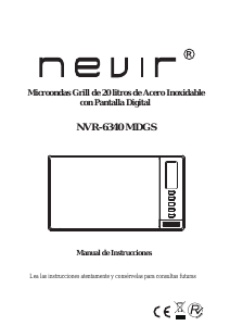 Manual Nevir NVR-6340MDGS Micro-onda