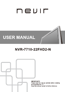 Manual Nevir NVR-7710-22FHD2-N LED Television