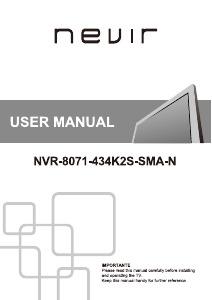 Handleiding Nevir NVR-8071-434K2S-SMA-N LED televisie