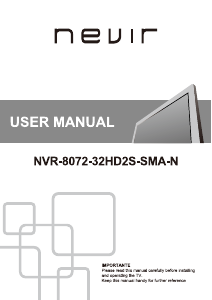 Handleiding Nevir NVR-8072-32HD2S-SMA-N LED televisie