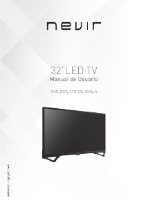 Manual Nevir NVR-8075-32RD2S-SMA-N Televisor LED