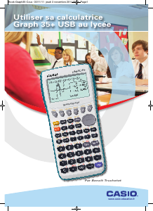 Mode d’emploi Casio GRAPH35+ USB Calculatrice graphique