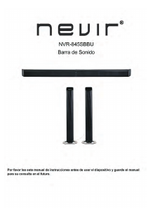 Manual de uso Nevir NVR-845SBBU Sistema de home cinema