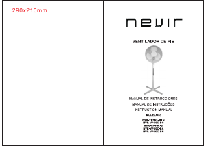 Manual Nevir NVR-VP40C-BA Fan