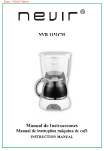 Manual Nevir NVR-1131CM Coffee Machine