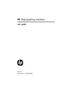 Handleiding HP 39gII Grafische rekenmachine