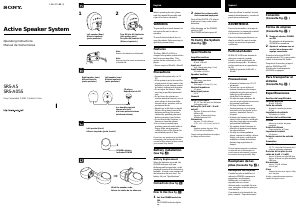 Manual Sony SRS-A5 Speaker