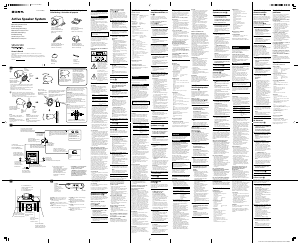 Manuale Sony SRS-D2100 Altoparlante