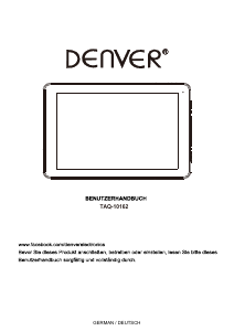 Bedienungsanleitung Denver TAQ-10162 Tablet