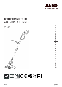 Manual AL-KO GT 1825 Grass Trimmer