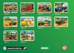 Manual Blocki set KB0353 MyFarm Harvester