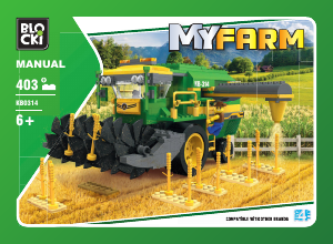 Manual Blocki set KB0314 MyFarm Combine harvester