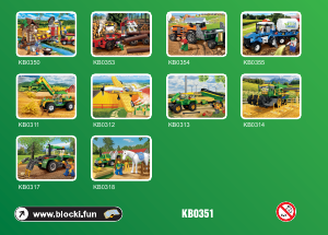 Manual Blocki set KB0351 MyFarm Beet harvester