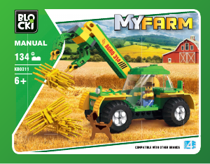 Manual Blocki set KB0311 MyFarm Hay loader