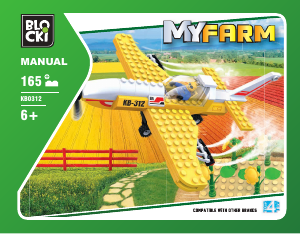Manual Blocki set KB0312 MyFarm Field spraying aircraft