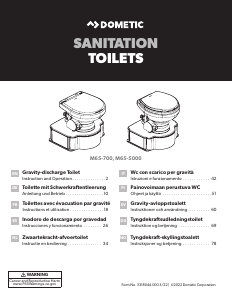 Handleiding Dometic M65-700 Toilet