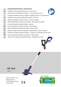 Handleiding Güde RT 18-0 Grastrimmer