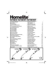 Manual Homelite HLT26CDSY Aparador de relva