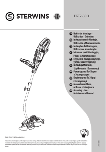 Manuale Sterwins EGT2-30.3 Tagliabordi