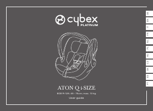 Manuale Cybex Aton Q i-Size Seggiolino per auto