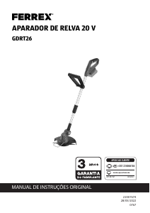 Manual Ferrex GDRT26 Aparador de relva