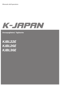 Manuale K-Japan KJBL36E Tagliabordi