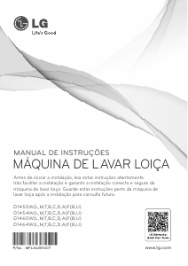 Manual LG D1455TF Máquina de lavar louça
