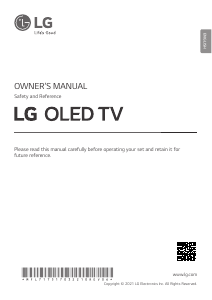 Manual LG OLED77A16LA OLED Television