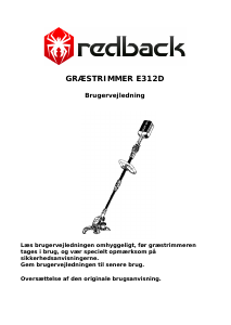 Brugsanvisning Redback E312D Græstrimmer