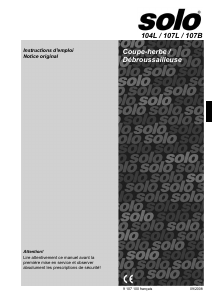 Mode d’emploi Solo 107B Coupe-herbe