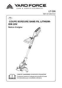 Mode d’emploi Yard Force N0F-GT-250/18-D Coupe-herbe