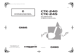 Kullanım kılavuzu Casio CTK-240 Dijital klavye