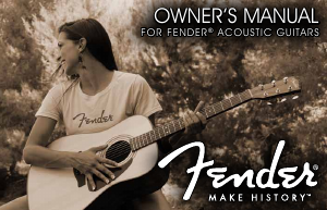 Handleiding Fender Malibu Gitaar