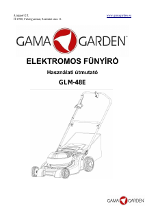 Használati útmutató GAMA Garden GLM 48E Fűnyíró