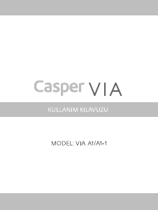Kullanım kılavuzu Casper A1 VIA Cep telefonu