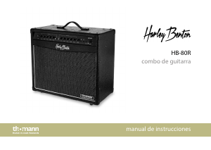 Manual de uso Harley Benton HB-80R Amplificador de guitarra