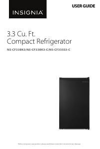 Manual Insignia NS-CF33BK3-C Refrigerator