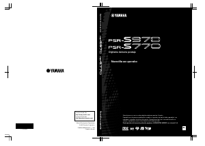 Priročnik Yamaha PSR-S770 Digitalna tipkovnica