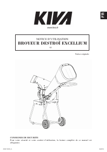 Mode d’emploi KIVA EXCELLIUM Broyeur à végétaux