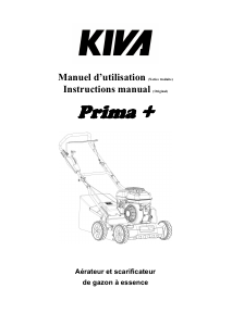 Handleiding KIVA PRIMA+ Verticuteermachine