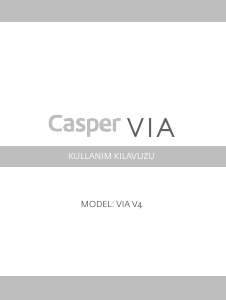 Kullanım kılavuzu Casper V4 VIA Cep telefonu