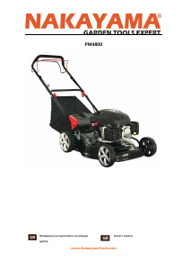 Manual Nakayama PM4800 Lawn Mower