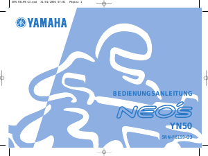 Bedienungsanleitung Yamaha Neos50 (2006) Roller