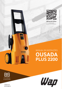 Manual WAP Ousada Plus 2200 Máquina de limpeza a alta pressão