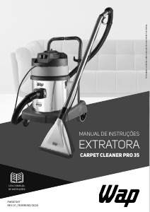 Manual WAP Carpet Cleaner Pro 35 Aspirador